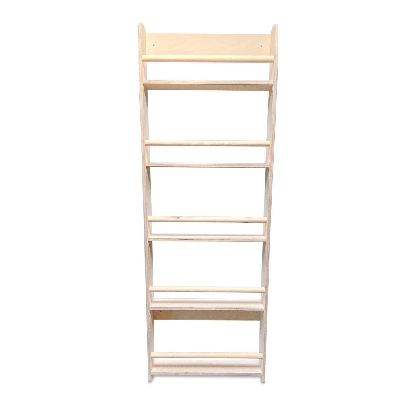 Montessori boekenrek kinderkamer | 5 planken - blank - toddie.nl