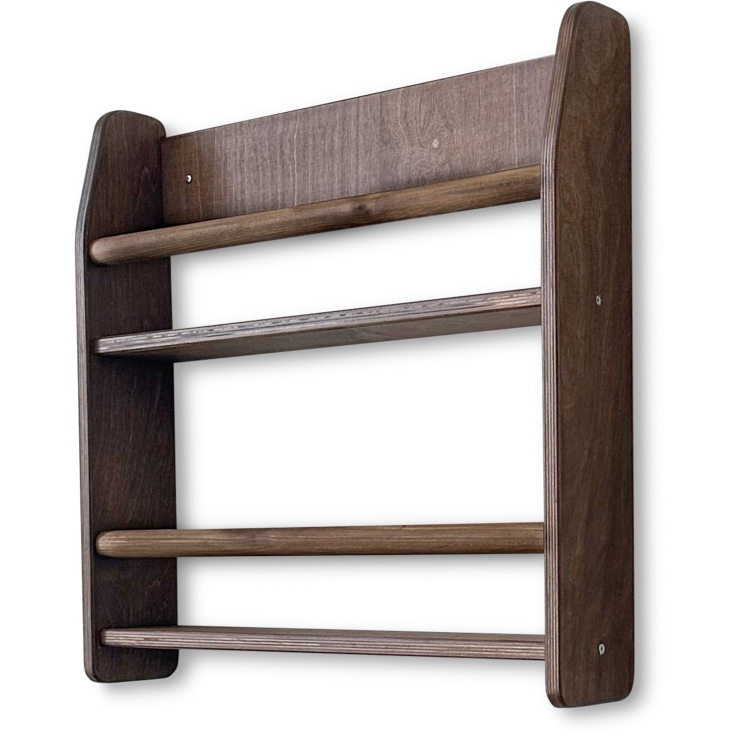 Shelfie montessori bokhylle til barnerommet | 2 hyller - Wengé beiset