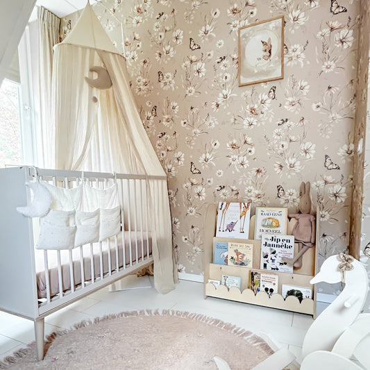 Bubble Montessori bokhylle til barnerommet | 3 trinn - ubehandlet