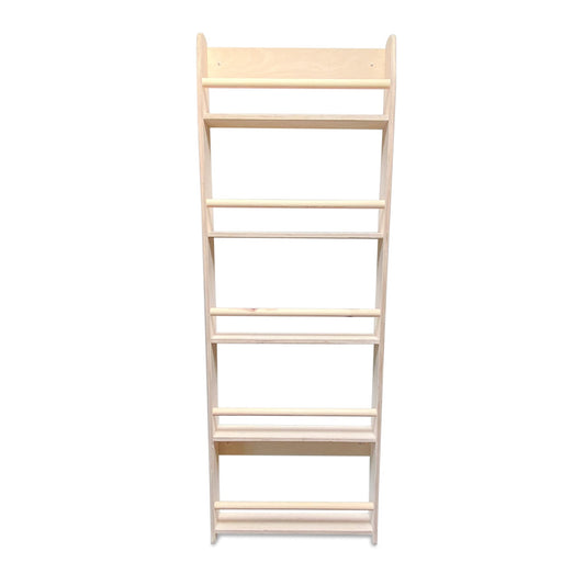 Montessori boekenrek kinderkamer | 5 planken - blank - toddie.nl