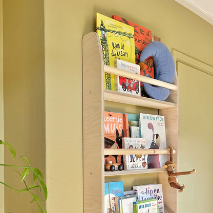 Shelfie montessori boekenrek kinderkamer | 5 planken - blank - toddie.nl ®