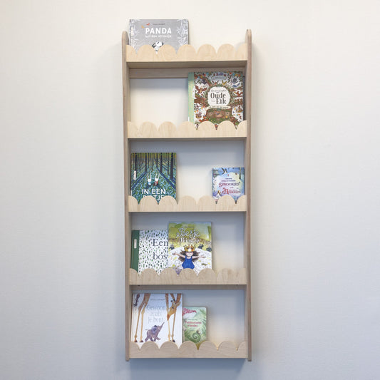 Bubble Montessori bokhylle til barnerommet | 5 hyller - ubehandlet