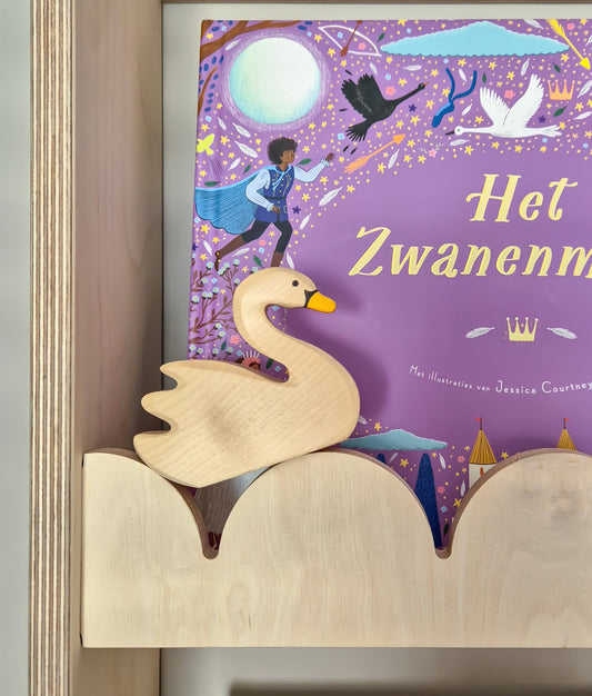 Bubble Montessori bokhylle til barnerommet | 3 hyller - ubehandlet