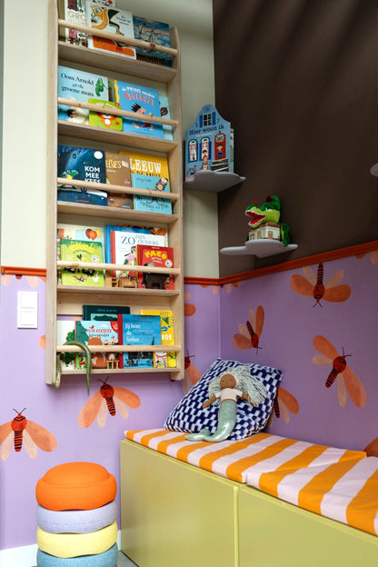 Shelfie montessori boekenrek kinderkamer | 5 planken - blank - toddie.nl ®