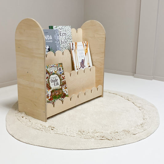 Bubble Montessori bokhylle til barnerommet | 3 hyller - ubehandlet - all bubble