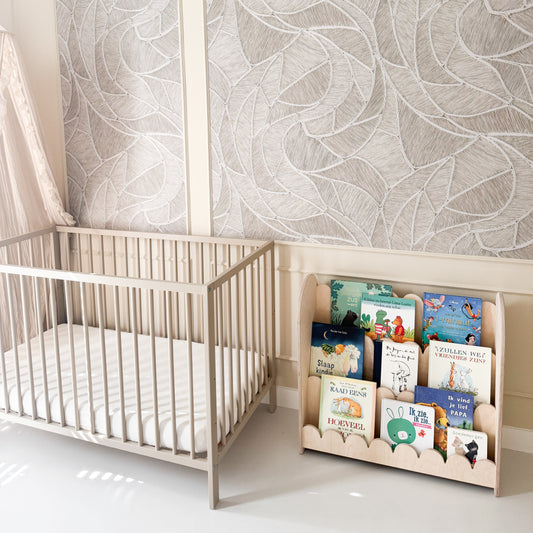 Bubble Montessori bokhylle til barnerommet | 3 hyller - ubehandlet - all bubble