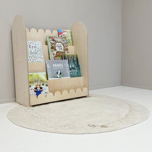 Bubble Montessori bokhylle til barnerommet | 4 hyller - ubehandlet