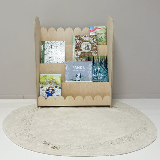 Bubble Montessori bokhylle til barnerommet | 4 hyller - ubehandlet