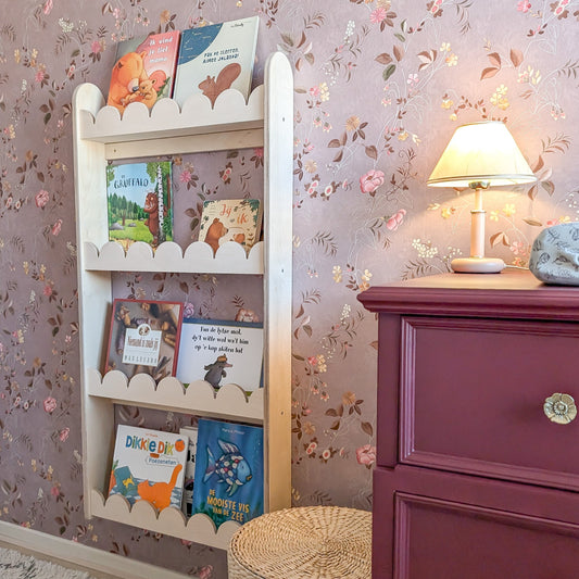 Bubble Montessori bokhylle til barnerommet | 4 hyller - ubehandlet