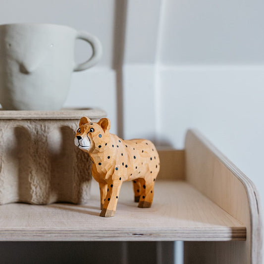 Jollie Montessori oppbevaringsskap for leker | Bokhylle med 3 hyller – ubehandlet