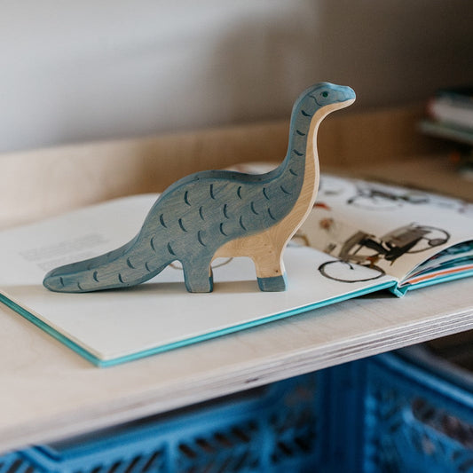 Jollie Montessori oppbevaringsskap for leker | Bokhylle med 3 hyller – ubehandlet