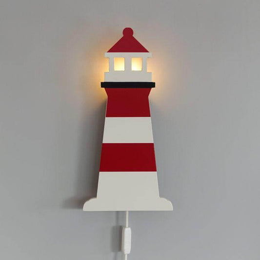 Houten wandlamp vuurtoren | Lighthouse - toddie.nl