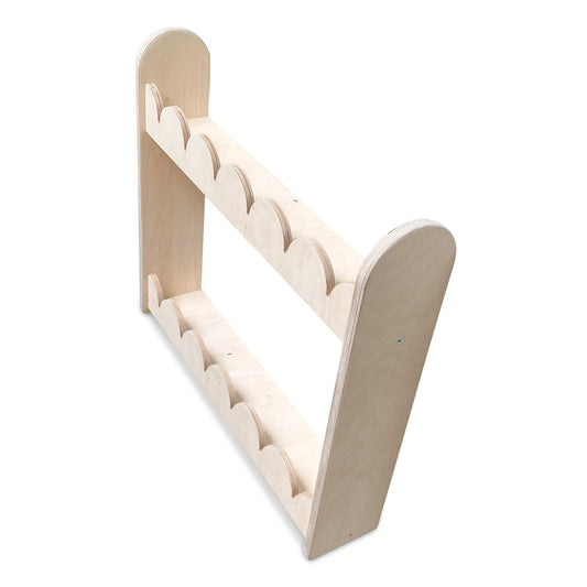 Bubble Montessori bokhylle til barnerommet | 2 hyller - ubehandlet