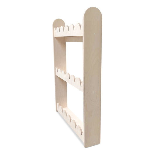 Bubble Montessori bokhylle til barnerommet | 3 hyller - ubehandlet