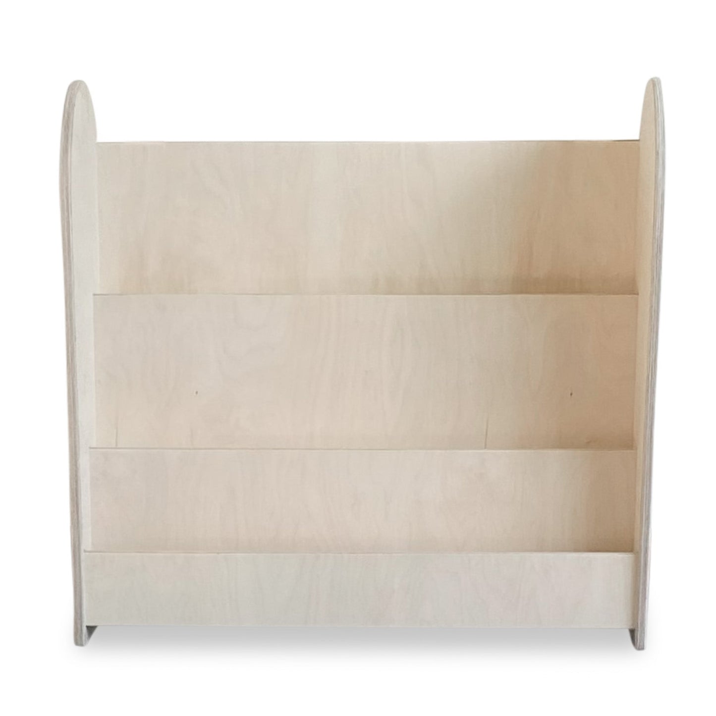 Round Montessori bokhylle til barnerommet | 3 hyller - ubehandlet