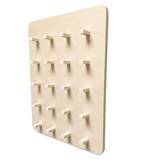 Oppbevaringtavle i tre til barnerommet | legobrett - ubehandlet