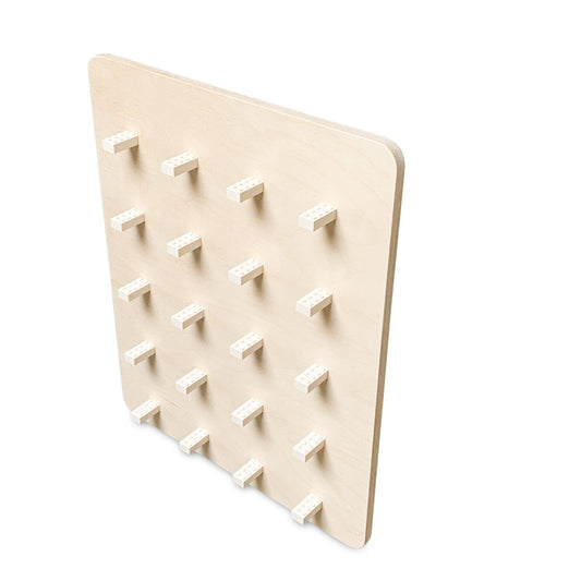 Oppbevaringtavle i tre til barnerommet | legobrett - ubehandlet