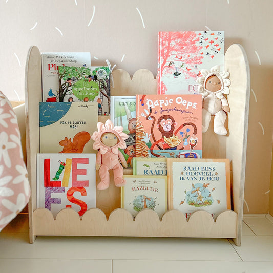 Bubble Montessori bokhylle til barnerommet | 3 trinn - ubehandlet