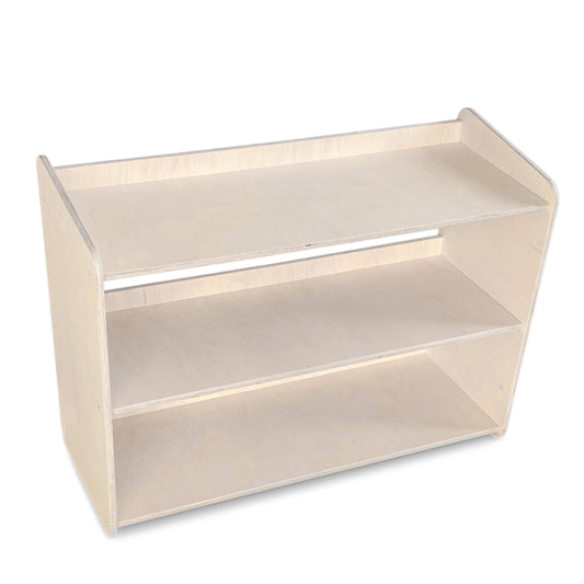 Jollie Montessori oppbevaringsskap for leker | Bokhylle med 3 hyller – ubehandlet