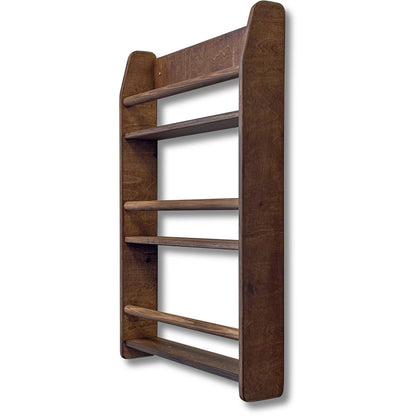 Shelfie montessori bokhylle til barnerommet | 3 hyller - Wengé beiset