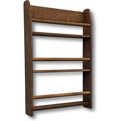 Shelfie montessori bokhylle til barnerommet | 3 hyller - Wengé beiset