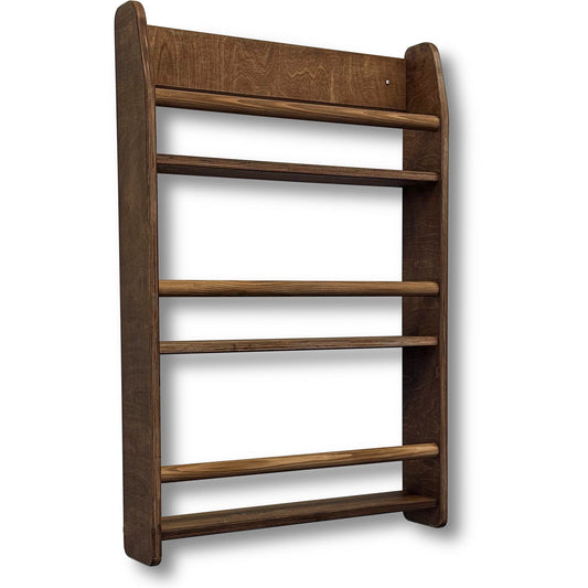 Shelfie montessori bokhylle til barnerommet | 3 hyller - Wengé beiset