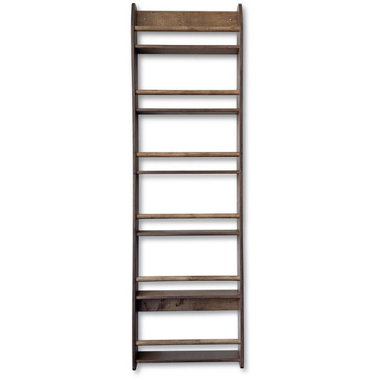 Shelfie montessori bokhylle til barnerommet | 6 hyller - wengé beiset