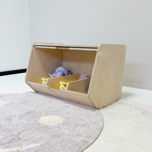 Stowie Stabelbar oppbevaringsboks med lokk - ubehandlet