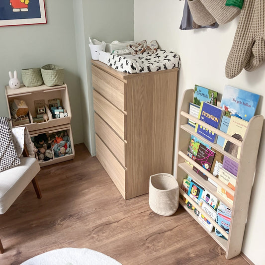 Stowie Stabelbar oppbevaringsboks med lokk - ubehandlet