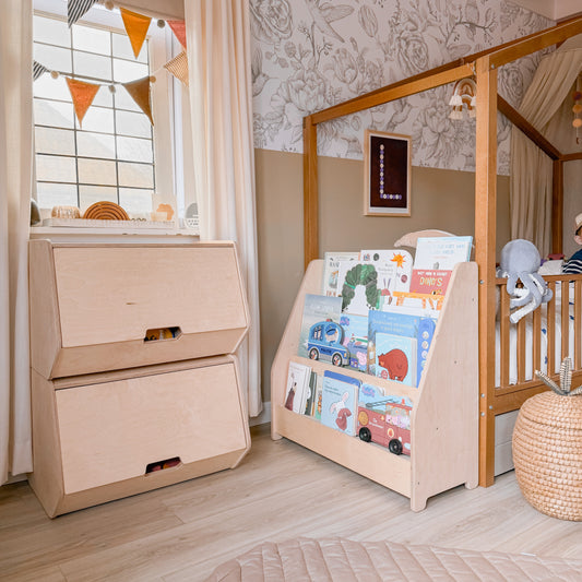 Stowie Stabelbar oppbevaringsboks med lokk - ubehandlet