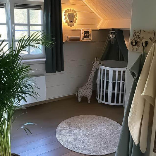 Houten wandlamp kinderkamer | Leeuw - toddie.nl