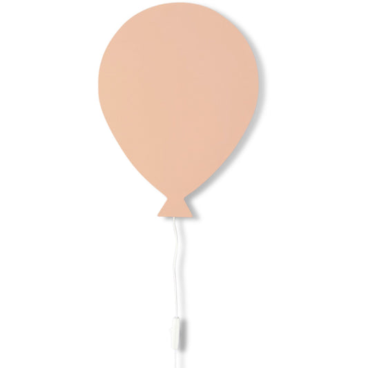Vegglampe i tre til barnerommet | Ballong - Peach