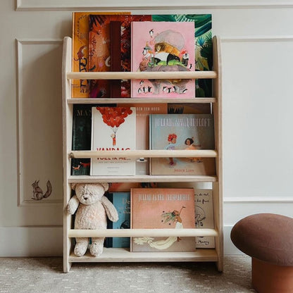 Shelfie montessori bokhylle til barnerommet | 3 hyller - ubehandlet