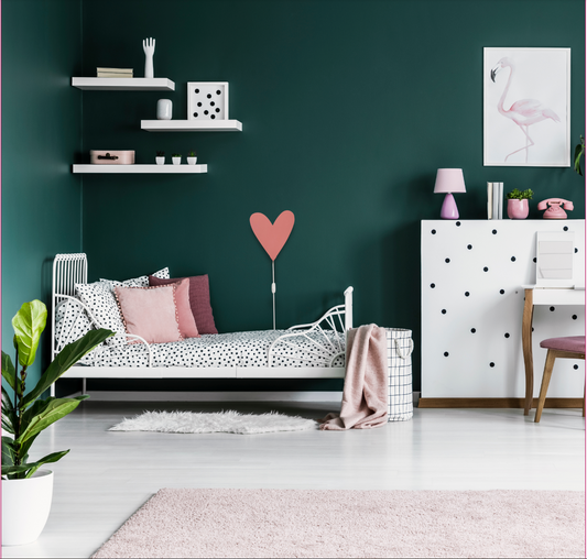 Houten wandlamp kinderkamer | Hart Terra Roze - toddie.nl
