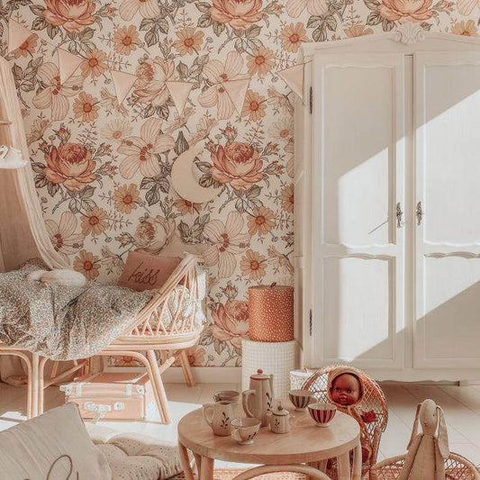 Houten wandlamp kinderkamer | Maan - Multiplex - toddie.nl